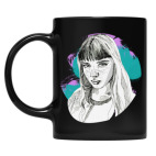 Кружка цветная UV-DTF