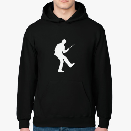 Толстовка худи с принтом Хаус-Силуэт