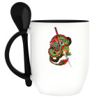 Кружка с ложкой