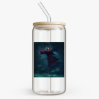 Банка с бамбуковой крышкой