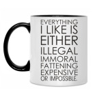 Кружка двухцветная