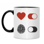 Кружка двухцветная