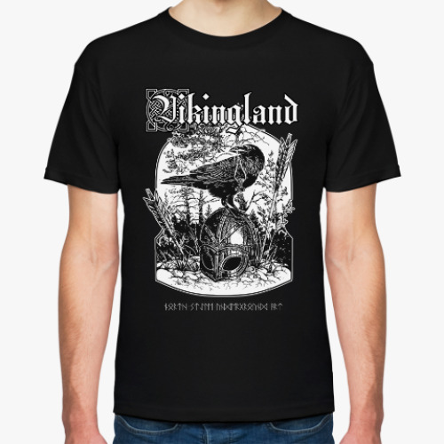 Футболка с принтом Vikingland