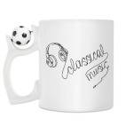 Кружка с футбольным мячиком