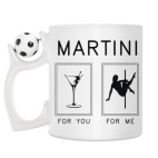 Кружка с футбольным мячиком