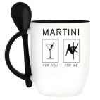 Кружка с ложкой