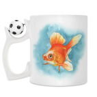 Кружка с футбольным мячиком