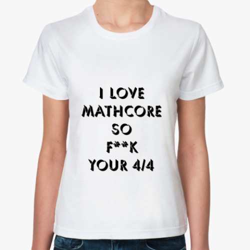 Классическая футболка с принтом Маткор