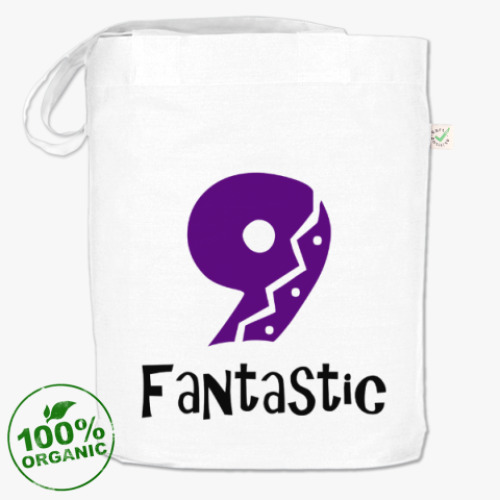 Сумка шоппер с принтом 9 Доктор FANTASTIC