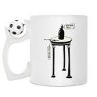 Кружка с футбольным мячиком