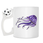 Кружка с футбольным мячиком