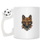 Кружка с футбольным мячиком