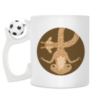 Кружка с футбольным мячиком