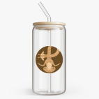 Банка с бамбуковой крышкой