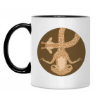 Кружка двухцветная