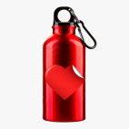 Металлическая бутылка 400 мл UV-DTF