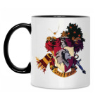 Кружка двухцветная