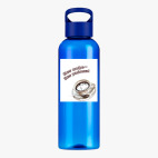 Прозрачная спортивная бутылка