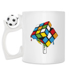 Кружка с футбольным мячиком