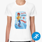 Женская спортивная футболка