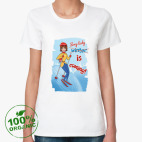 Женская футболка органик