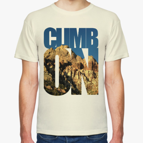 Футболка с принтом Climb on