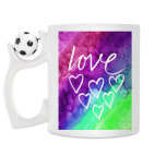 Кружка с футбольным мячиком