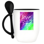 Кружка с ложкой