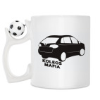 Кружка с футбольным мячиком