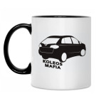 Кружка двухцветная