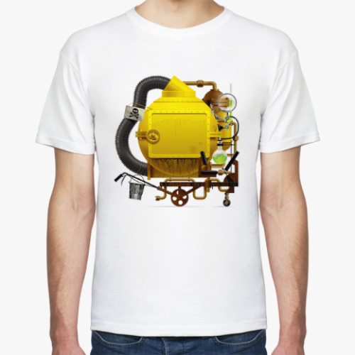 Футболка с принтом фантастическая машина