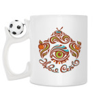Кружка с футбольным мячиком