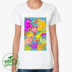 Женская футболка органик