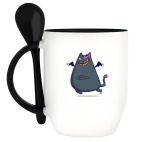 Кружка с ложкой