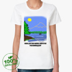 Женская футболка органик