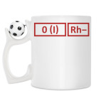 Кружка с футбольным мячиком