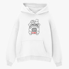 Толстовка худи оверсайз