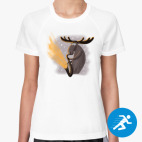 Женская спортивная футболка