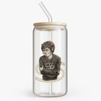 Банка с бамбуковой крышкой