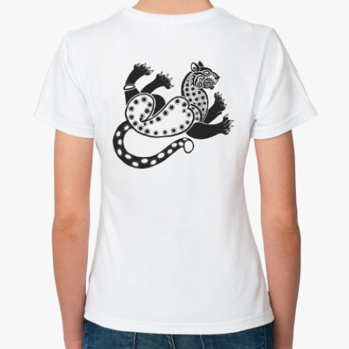 Классическая футболка Скифский леопард