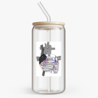 Банка с бамбуковой крышкой