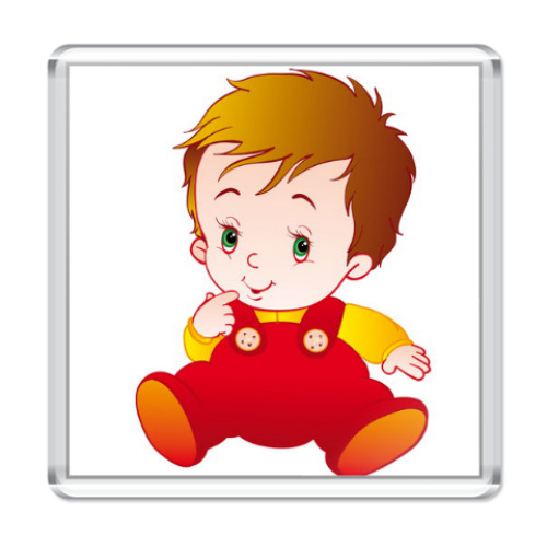 Магнит с принтом Малыш