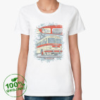 Женская футболка органик