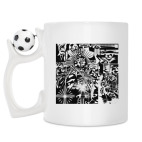 Кружка с футбольным мячиком