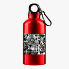 Металлическая бутылка 400 мл UV-DTF