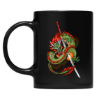 Кружка цветная UV-DTF