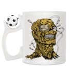 Кружка с футбольным мячиком