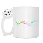 Кружка с футбольным мячиком