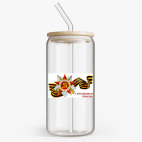 Банка с бамбуковой крышкой