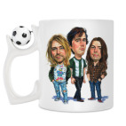 Кружка с футбольным мячиком